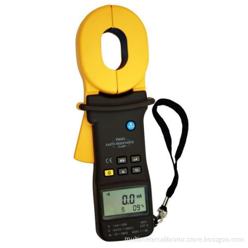 30a Rms Digital Earth Resistance Tester Clamp For Ground Circuit Testing